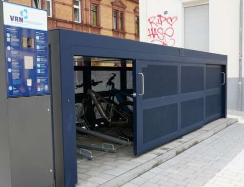Innovatives Fahrradparken in der Beethovenstraße